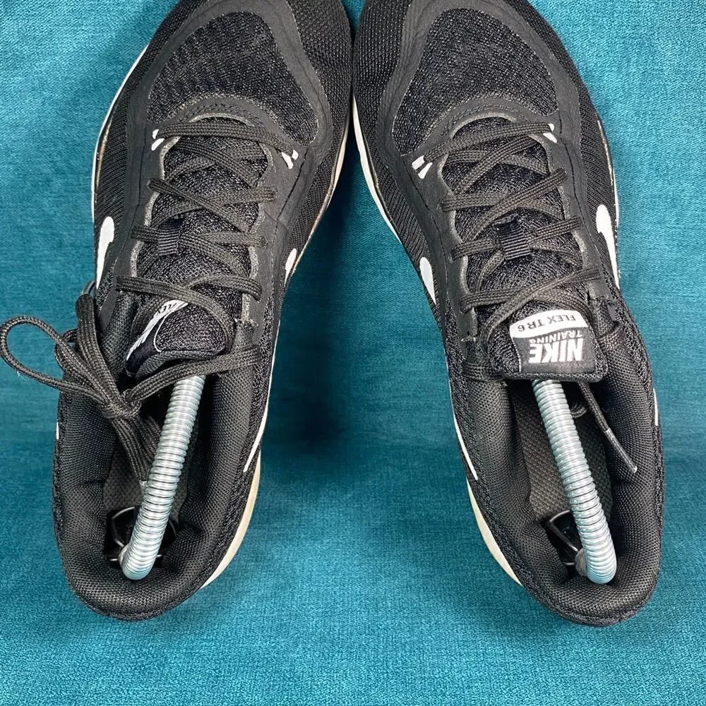 Nike Flex TR 6 Athletic Training Shoes Womens 7.5W Black White